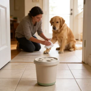 Portable Pet Paw Area Cleaning Wipes