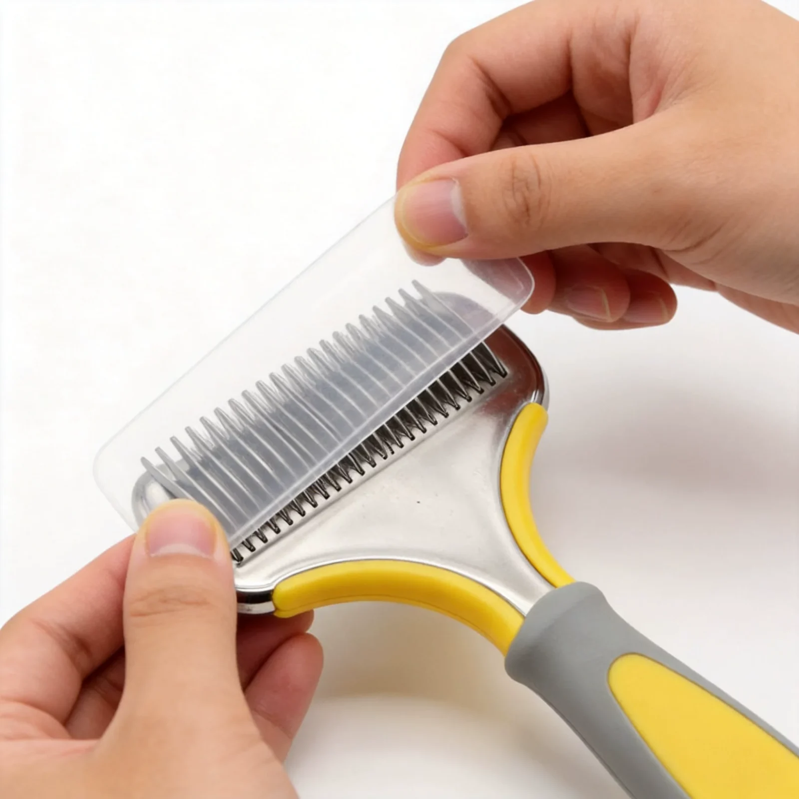 Pet Dematting Comb with Guard - Image 2