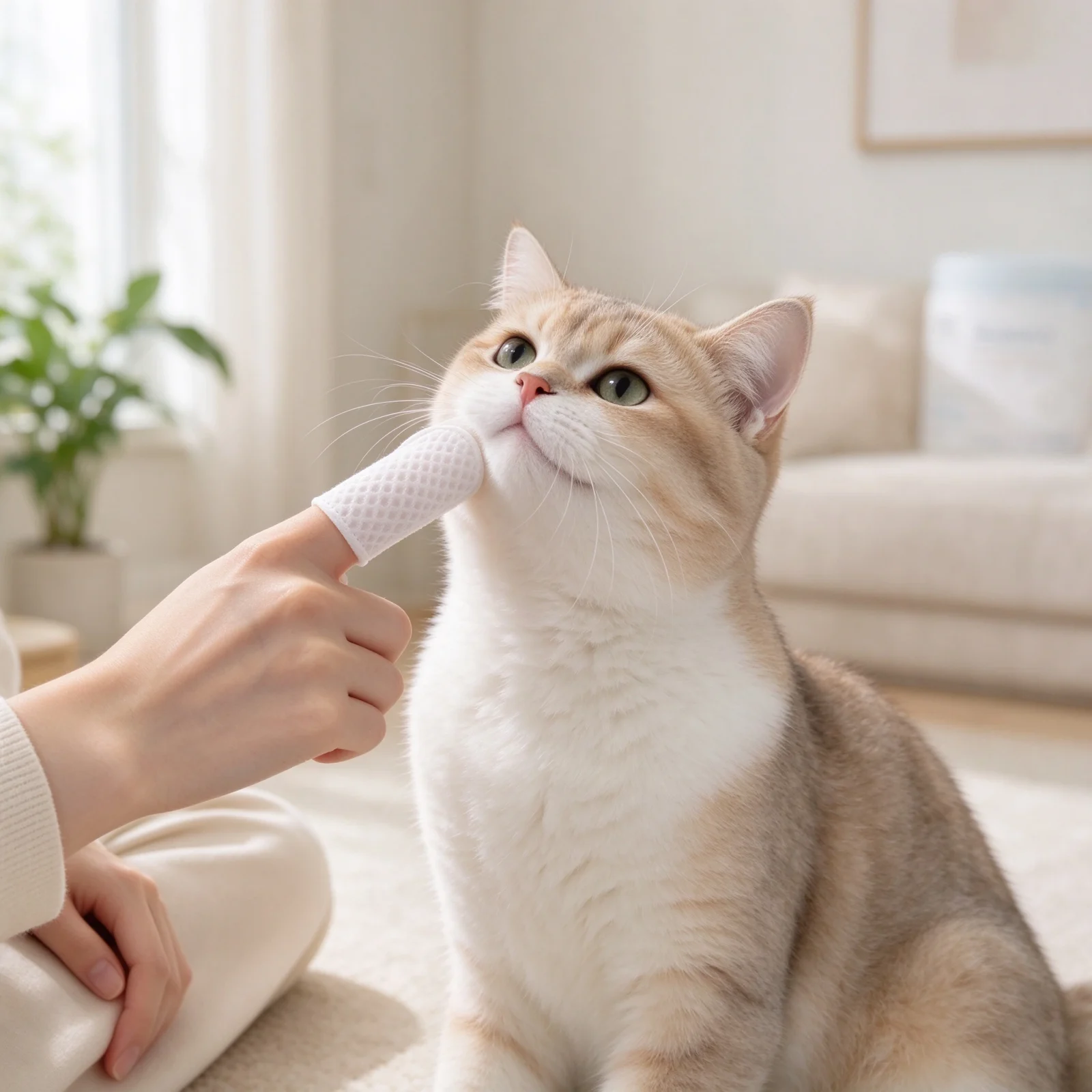Chin Cleaning Finger Wipes — lifestyle