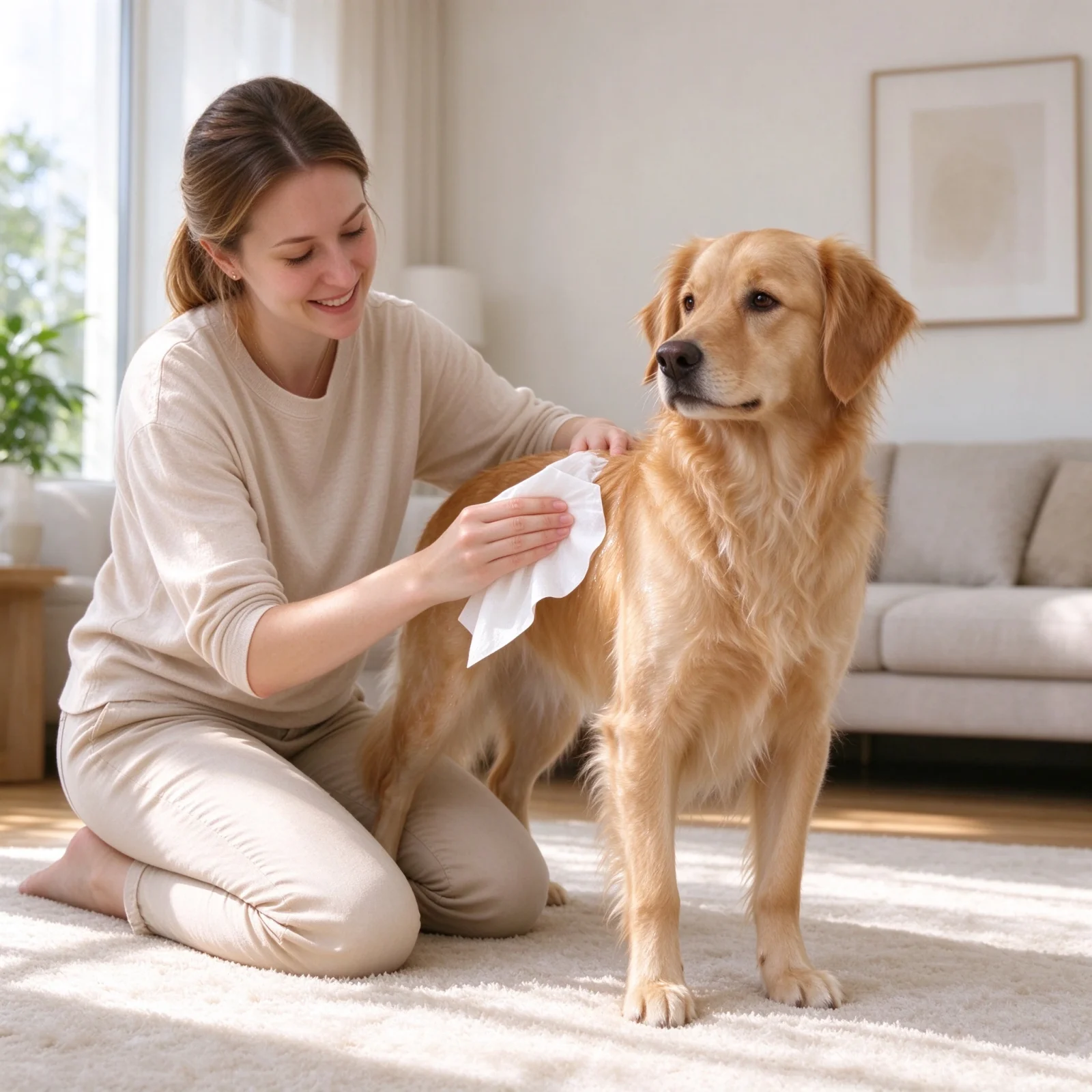 Pet Grooming Wipes — lifestyle