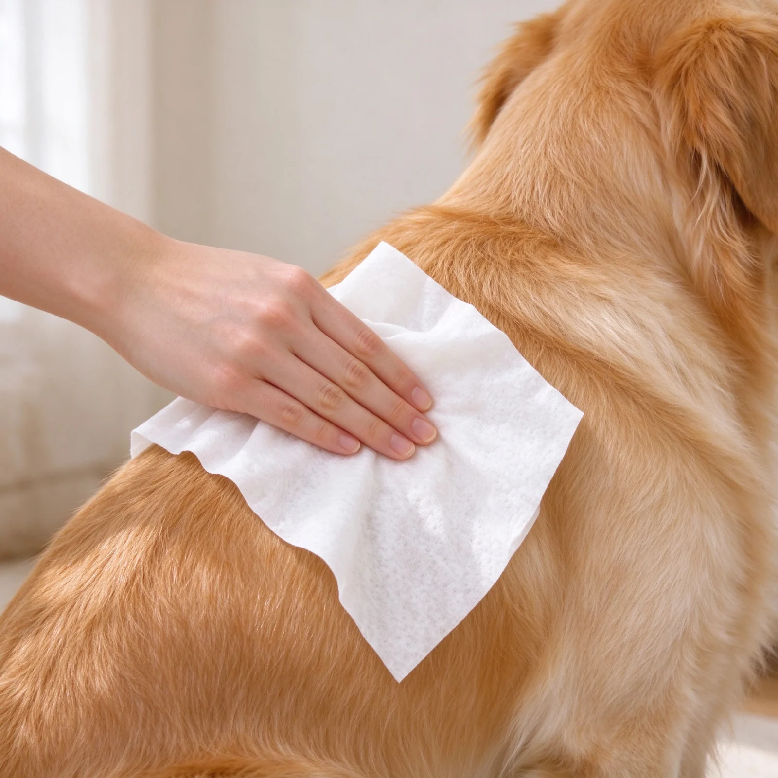 Pet Grooming Wipes — use