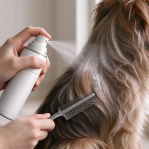 Fur Detangle Spray — use